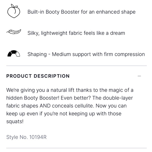 NWT Spanx Suit Your Fancy Booty Booster Mid-Thigh Shapewear - Size 2X - Picture 5 of 5